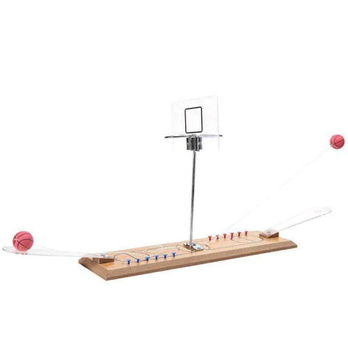 Wooden Dual Basketball Hoop Game by Mad Man