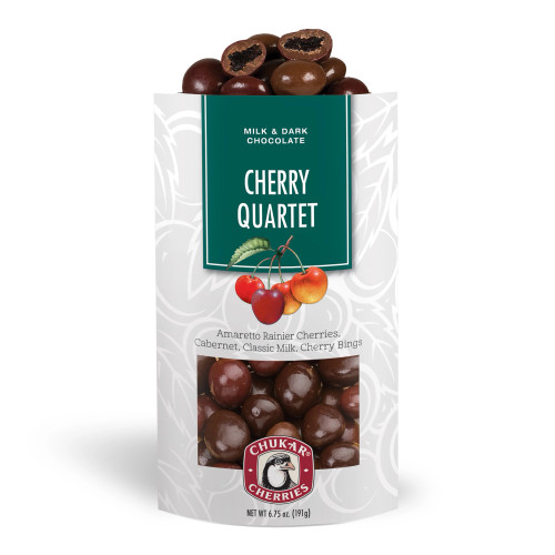 Cherry Quartet 6.75 oz Bag by Chukar Cherry Company Cherry Quartet 6.75 oz Bag by Chukar Cherry Company