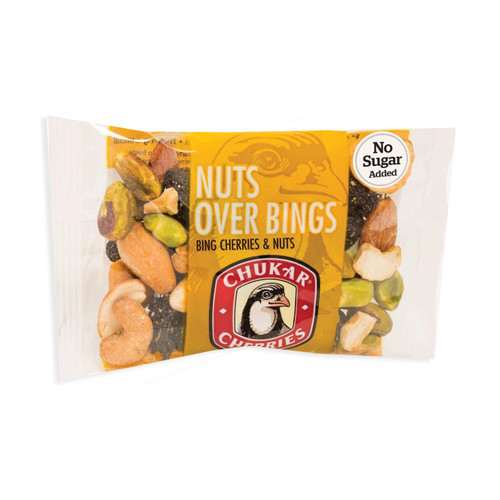 Nuts Over Bings 1.85 oz Bag by Chukar Cherry Company Nuts Over Bings 1.85 oz Bag by Chukar Cherry Company
