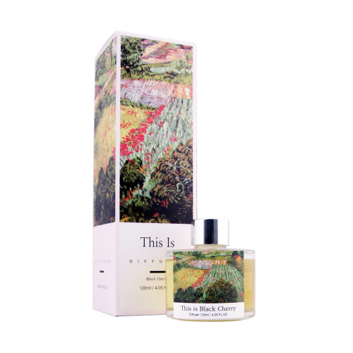 This is Black Cherry 4 oz Van Gogh Reed Diffuser by Every Reason This is Black Cherry 4 oz Van Gogh Reed Diffuser by Every Reason