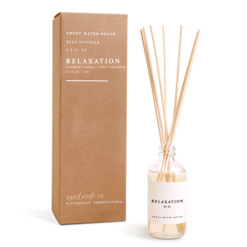 Relaxation 3.5 Oz Reed Diffuser by Sweet Water Decor Relaxation 3.5 Oz Reed Diffuser by Sweet Water Decor