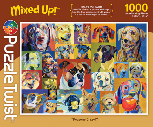 Doggone Crazy 1000 Piece Puzzle by PuzzleTwist for Maynard's