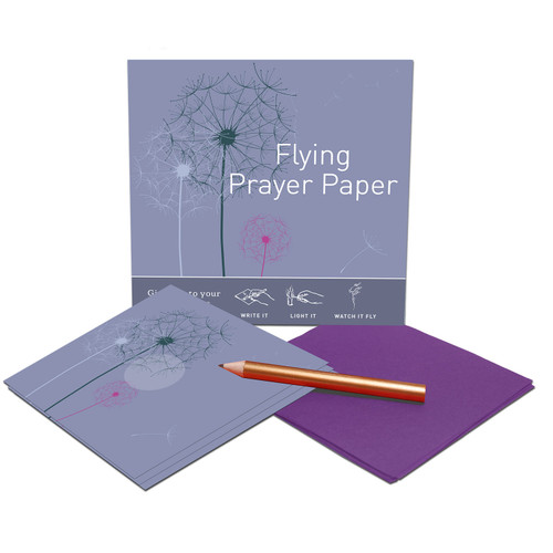 Dandelion Prayer - 15 Wishes Mini Kit by Flying Wish Paper Dandelion Prayer - 15 Wishes Mini Kit by Flying Wish Paper