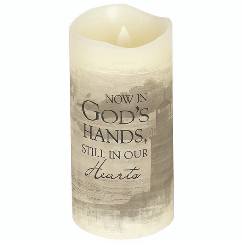 Everlasting Glow With Premier Flicker "God's Hands" Candle