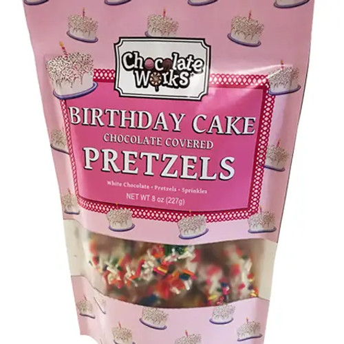 Birthday Cake Pretzel Bags