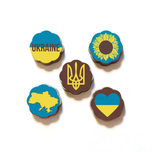Support Ukraine Chocolate (Box of 5) By Chouquette