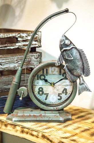 Fisherman Table Clock