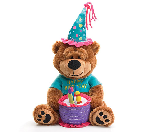 Musical Birthday Bear and Cake