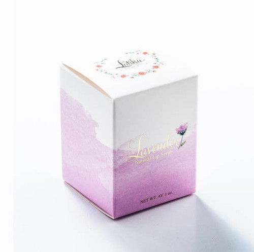 Edible Sugar Lip Care Kit- Lavender Edible Sugar Lip Care Kit- Lavender