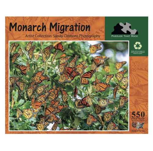 Monarch Migration 550 Piece Jigsaw Puzzle Monarch Migration 550 Piece Jigsaw Puzzle