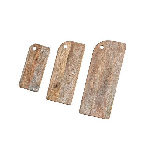 Retangular Mango Wood Cutting Board by Creative Co-op (Sold Seperatly)