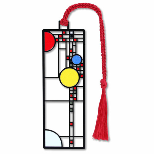 Frank Lloyd Wright - Coonley Playhouse Window Bookmark- Electro-plated Giclee Print Frank Lloyd Wright - Coonley Playhouse Window Bookmark- Electro-plated Giclee Print