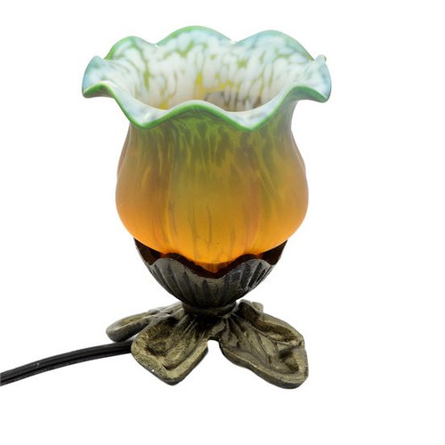 Green Orange Squash Flower Lamp Green Orange Squash Flower Lamp