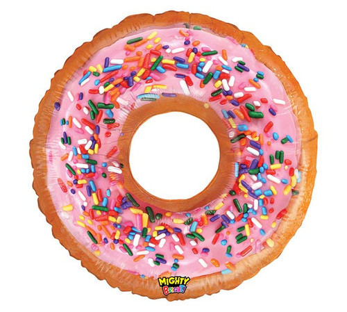 30" Mighty Donut  ~ Super Shape Mylar Balloon