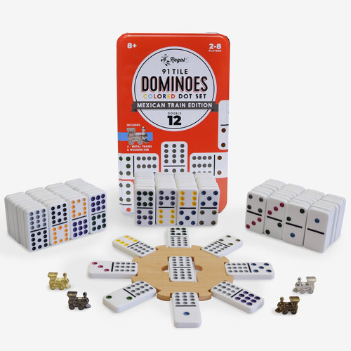 Double 12 Dominos ~ Mexican Train Set Double 12 Dominos ~ Mexican Train Set