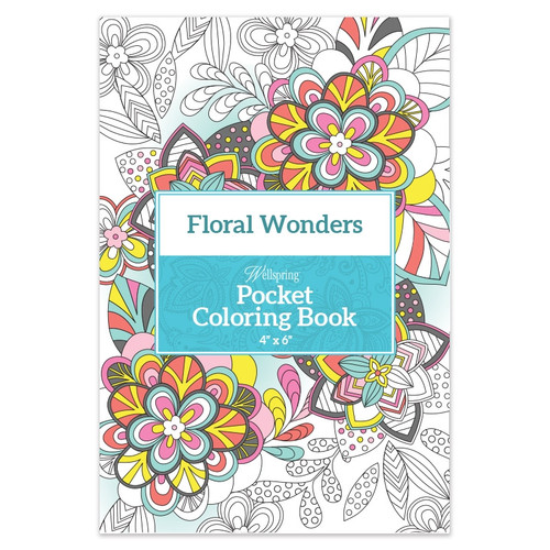 Floral Wonder Pocket Coloring Book Floral Wonder Pocket Coloring Book
