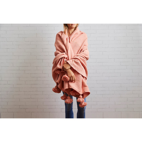 Moroccan Blanket | Pink Moroccan Blanket | Pink