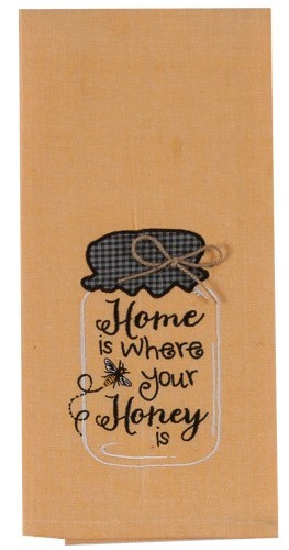 "Home is Where Your Honey Is!" Tea Towel by Kaydee Designs
