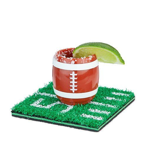 Fourth Down™ Football Shot Glasses, Set of 4 by TrueZoo