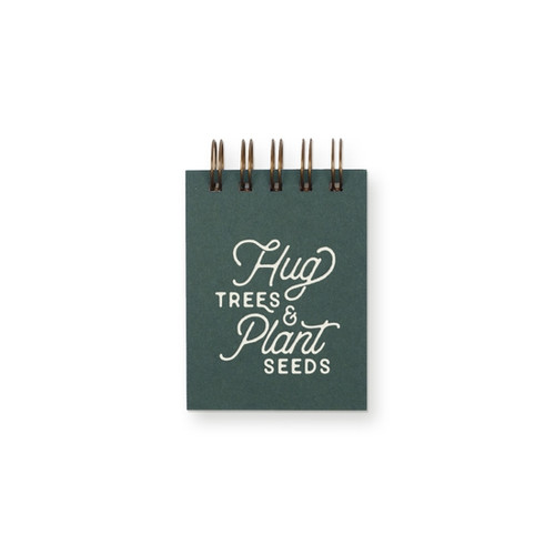 Hug Trees Mini Jotter Notebook  - by Ruff House Print Shop