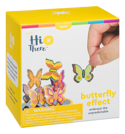 HI THERE! BUTTERFLY EFFECT MAGNET PUZZLE ART DESK TOY HI THERE! BUTTERFLY EFFECT MAGNET PUZZLE ART DESK TOY