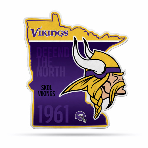Minnesota Vikings State Shape Cut Pennant Minnesota Vikings State Shape Cut Pennant