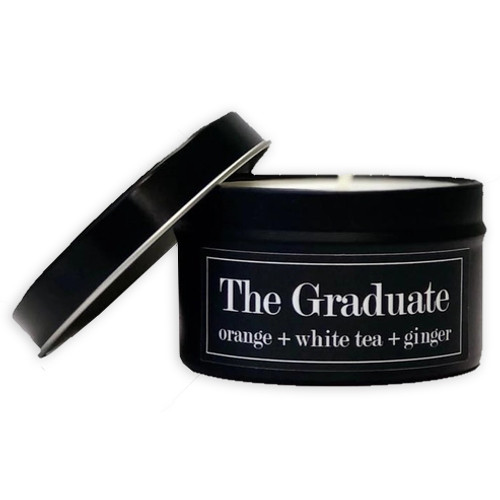 The Graduate Literary Soy Tin Candle by Paper Fly Products - 6 oz