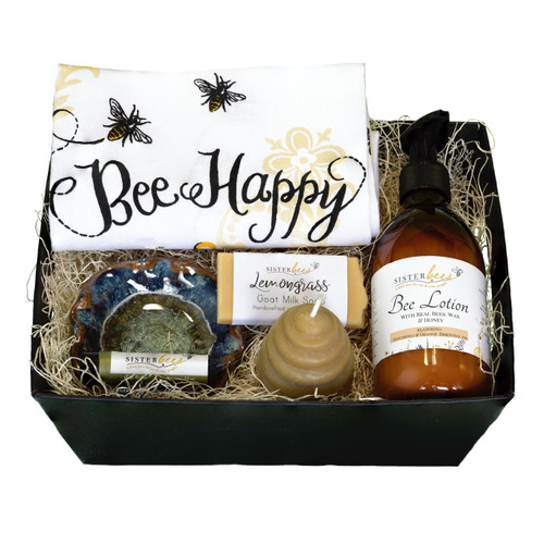 Bee Happy Bee Themed Gift Basket