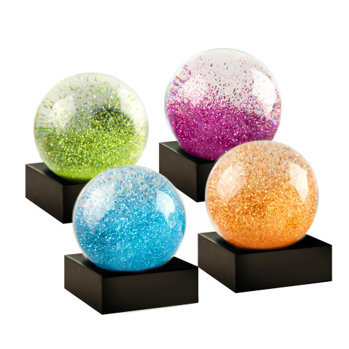 Mini Jewels Set of 4 Snow Globes
