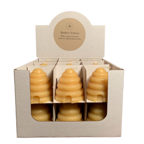 100% Natural Beeswax Beehive Votive