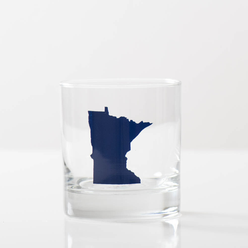 Minnesota Rocks Glass