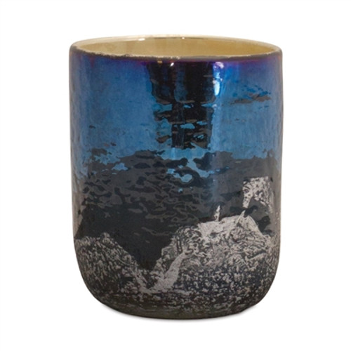 Glass Blue Candle Holder/Vase ~ 2 Select Varieties!
