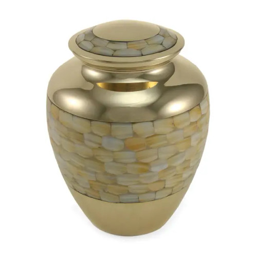 Elite Mother of Pearl, Full Size Cremation Urn