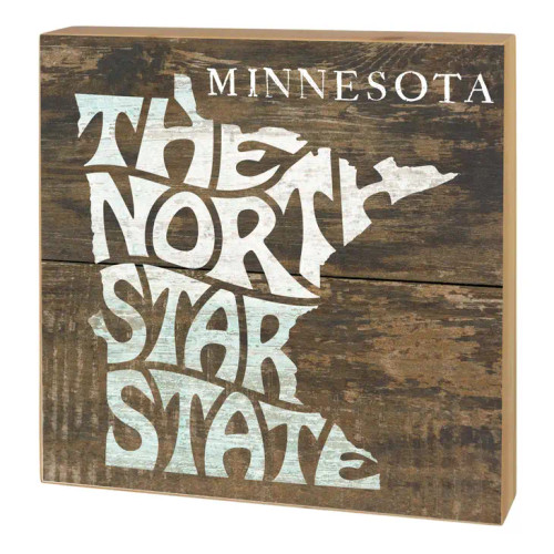 5x5 State Slogan Block Minnesota