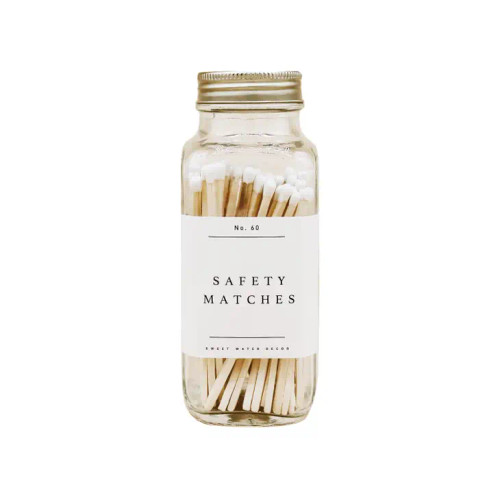 White Safety 3.75" Matches - 60 Count by Sweet Water Decor