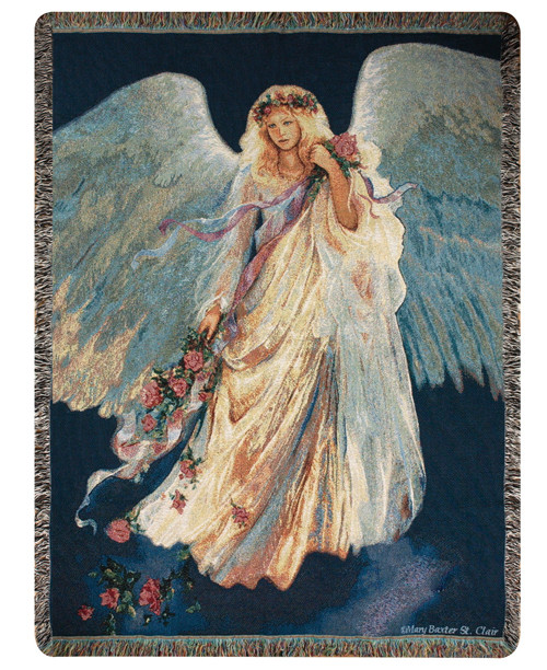 Messenger of Love Tapestry Throw Blanket
