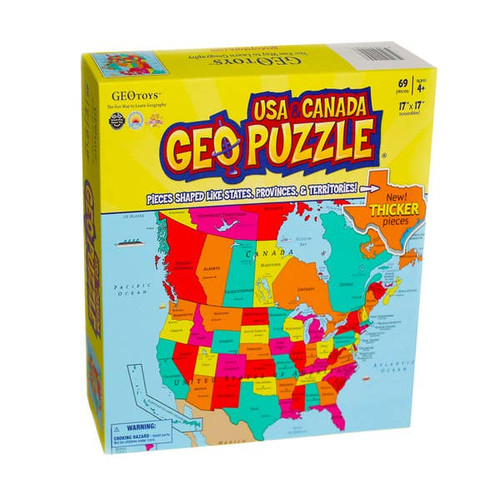 Geo Puzzle USA and Canada Geo Puzzle USA and Canada