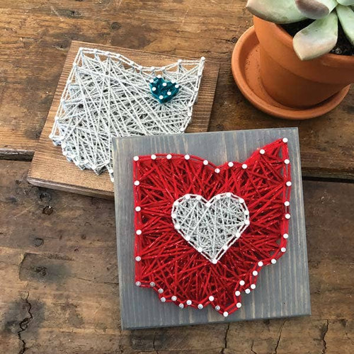Minnesota State Shape Mini String Art Kit ~ Ages 8+ Minnesota State Shape Mini String Art Kit ~ Ages 8+