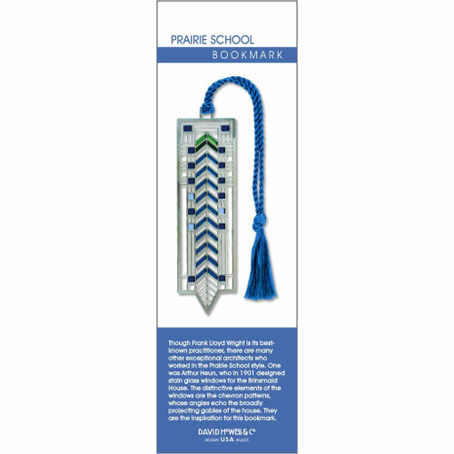 Prairie School Bookmark - Electro-plated Giclee Print Prairie School Bookmark - Electro-plated Giclee Print