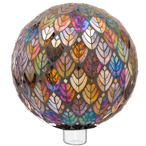 10" Baroque Splendor Mosaic Gazing Ball by Evergreen