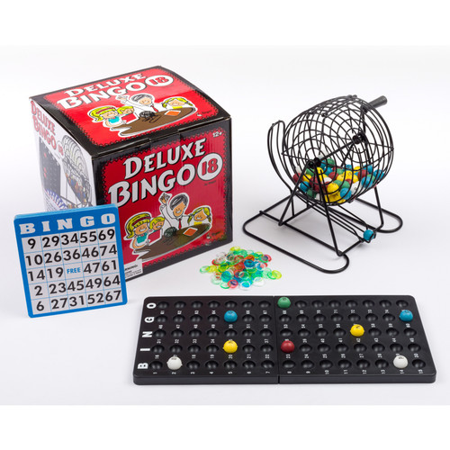 Deluxe Bingo with Cage Game Set Deluxe Bingo with Cage Game Set