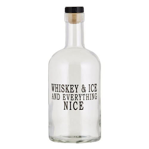 Premium Photo  Whiskey bourbon on ice served in decorative glasses.