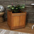 16" Meranti Wood Outdoor Planter Box By Sunnydaze