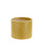 4.5" Ocher Honey Comb Ceramic Cache Pot