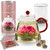 Teabloom Heart-shaped Flowering Teas ?? 12 Assorted Varieties Included