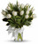  White Tulips and Pine Bouquet (Pine When In Season)