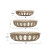 Basket Bowls, Beige, Set of 3 (Each One Will Vary)