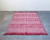 Cotton Woven Dhurrie Rug w/ Fringe, Red