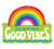 Sending Good Vibes Rainbow ~ Super Shape Mylar Balloon