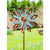 75"H Wind Spinner, Copper and Verdigris Leaves by Evergreen